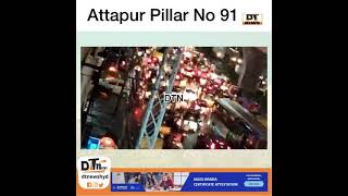 #Barrish Ki Wajah Attapur Ke Pass Traffic Jam