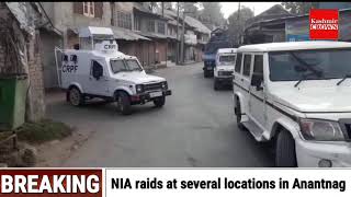 NIA raids at several locations in Anantnag