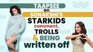 Taapsee Pannu on Sonakshi Sinha’s ‘starkids’ comment, gender test debate, trolls | Rashmi Rocket