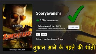 Sooryavanshi Crosses 100K Interest On BookMyShow, AkshayKumar Film Reportedly Releasing On This Date