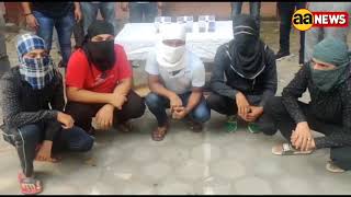 जेल में बंद गैंगस्टर सोनू दरियापुर गैंग के 5 बदमाश गिरफ्तार जिनमें एक किक बॉक्सर Sonu Dariyapur Gang