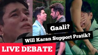 Bigg Boss 15 Live Debate | Gaali Kyu? Is it going to be Karan Vs Jay