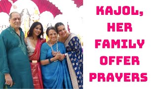 Actress Kajol, Her Family Offer Prayers On Durga Puja  | Catch News