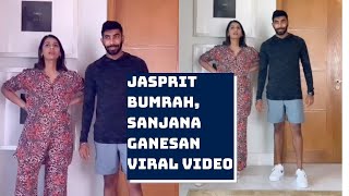 Jasprit Bumrah, Sanjana Ganesan Ace Viral Online Trend In This Adorable Video | Catch News