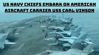 Malabar Exercise: India, US Navy Chiefs Embark On American Aircraft Carrier USS Carl Vinson