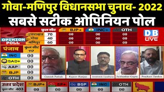 Goa-Manipur Assembly Election Opinion Poll -2022 सटीक विश्लेषण | कौन जीतेगा ? Latest Survey #DBLIVE