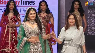 Rashami Desai Walks As A Show Stopper For Designer Anu Mehra At Bombay Times Fashion Week 2021