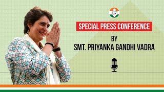 LIVE: Press Conference by Smt Priyanka Gandhi Vadra at UPCC Office, Lucknow