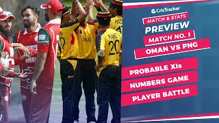 T20 World Cup - Match 1, Oman vs PNG, Winner Prediction, Predicted XI, Stats, CricTracker