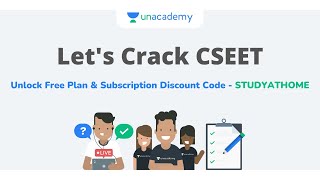 Unacademy CSEET & CS Executive | Unlock Free Class & Subscription Discount Code - STUDYATHOME
