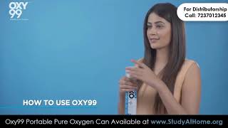 Oxy99 Portable Pure Oxygen Can | How to use Oxy99