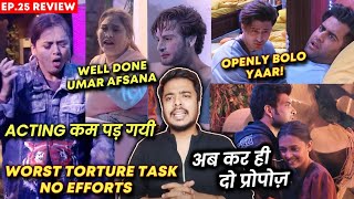 Bigg Boss 15 Review EP 25 | Worst Task Played In History, Umar Afsana Well Played Tejaswi Karan Love