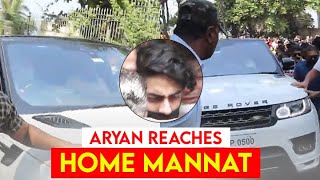 Aryan Khan reaches Mannat after release from jail; check out FIRST visuals here