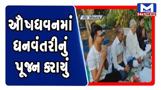 Gir Somnath વેરાવળ એજ્યુકેશન ટ્રસ્ટ દ્વારા ઔષધવનમાં ધનવંતરીનું પૂજન કરાયું | Mantavya News
