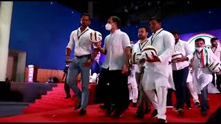 Shri  Rahul Gandhi ​launches the Youth Congress Football Tournament