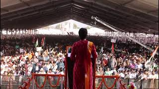 Smt. Priyanka Gandhi addresses the Pratigya Rally in Gorakhpur, Uttar Pradesh