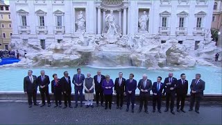 PM Shri Narendra Modi visits Fontana Di Trevi in Rome, Italy