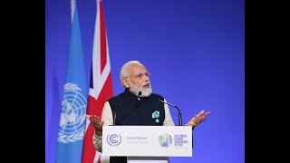 National Statement by PM Modi at COP26 Summit in Glasgow