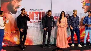 ANTIM Trailer Launch - Salman Khan, Aayush Sharma, Mahima Makwana & Mahesh Manjrekar