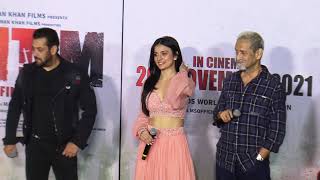 Salman Khan, Mahima Makwana & Aayush Sharma - Full Interview - Antim Trailer Launch