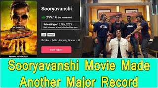 Sooryavanshi Crosses 250 K Interest On Bookmyshow, A New Milestone For Akshay Kumar Film