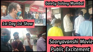 Sooryavanshi Movie Public Excitement First Day First Show At Gaiety Galaxy Theatre Bandra
