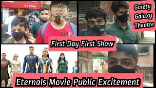 Eternals Movie First Day First Show Public Excitement At Gaiety Galaxy Theatre In Mumbai