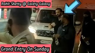 Exclusive: Rohit Shetty Grand Entry At Gaiety Galaxy Theatre For Sooryavanshi In Mumbai On Sunday