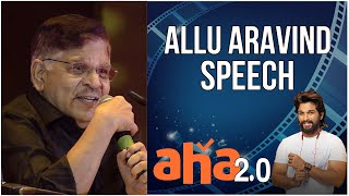 Allu Aravind Speech @ Icon StAAr Presents aha 2.0 | Top Telugu Tv
