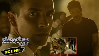 Solo Kannada Movie Scenes | Dulquer Salmaan Beats Up Alok For Neha Sharma