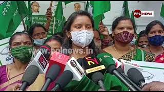 BJD Holds Protests Against Price Hike Of Fuel, LPG and Other commodities in Kandhamal
