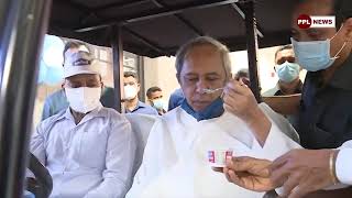 CM Naveen Patnaik Eating Sweet Curd and Says Its Excellent