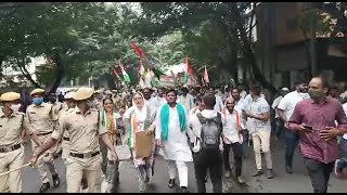 CM Jhoota PM Jhoota | Hyderabad Mein Congress Ka Protest | SACH NEWS |