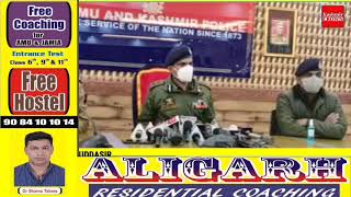 IGP Kashmir Vijay Kumar addressed a press conference in Srinagar