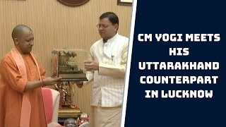CM Yogi Meets His Uttarakhand Counterpart In Lucknow | Catch News