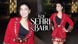 Koi Sehri Babu Song Promotion | Divya Agarwal Spotted At JW Marriott Sahar