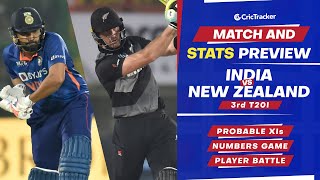 India vs New Zealand 3rd T20I Match - Predicted Playing XIs & Stats Preview