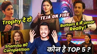 Bigg Boss 15 Review EP 50 | Shocking Umar In Bottom 6, Shamita NEW Host, Tejaswi On Fire, TOP 5 Out