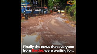 Finally the news that everyone from Bardez were waiting for...Siolim roads are getting hot-mixed!