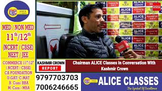 Chairman ALICE Classes in Conversation With Kashmir Crown