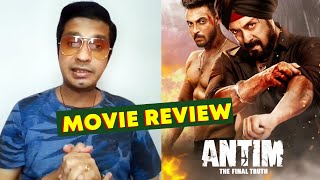 ANTIM: The Final Truth Movie REVIEW | Salman Khan | Aayush Sharma | Mahima | RJ Divya Solgama