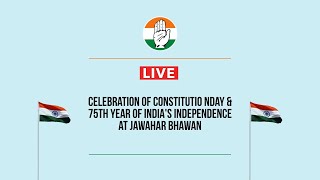 LIVE: Celebration of #ConstitutionDay & 75th year of India's independence at Jawahar Bhawan