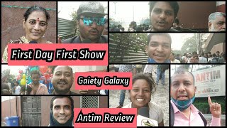 Antim Movie Public Review First Day First Show At Gaiety Galaxy Theatre In Mumbai