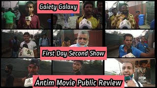 Antim Movie Public Review Evening Shows On First Day At Gaiety Galaxy Theatre In Mumbai