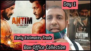 Antim Movie Box Office Collection Day 1 Early Estimates By Trade
