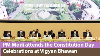 PM Modi attends Constitution Day Celebrations at Vigyan Bhawan, Delhi | PMO
