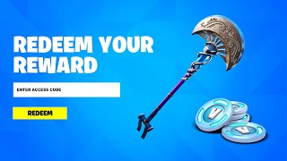 REDEEM THE FREE PICKAXE CODE in Fortnite! (New Free Reward Codes)