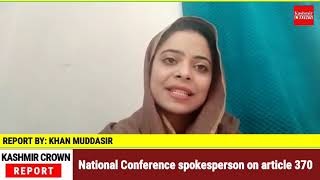 #WATCH: National Conference spokesperson on article 370