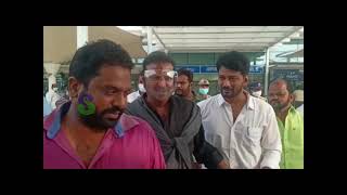 Mohan Babu at Gannavaram Airport | s media