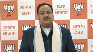Shri JP Nadda's address on BJP's landslide victory in Tripura Municipal elections.